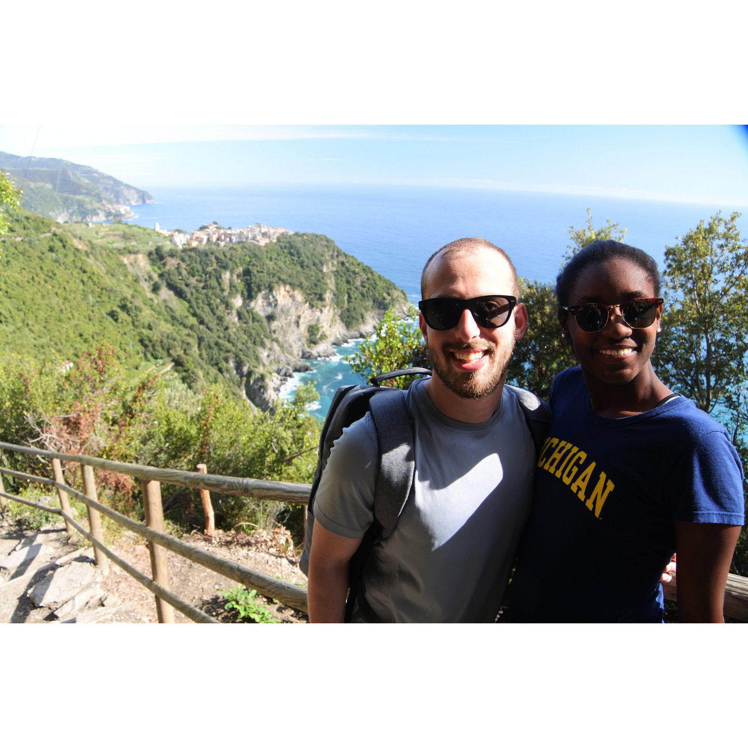 A consistent trend of Aaron forcing Max on hikes; Cinque Terre, Italy 2017