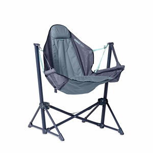 Stargaze Folding Reclining Camp Chair in Ombre Blue