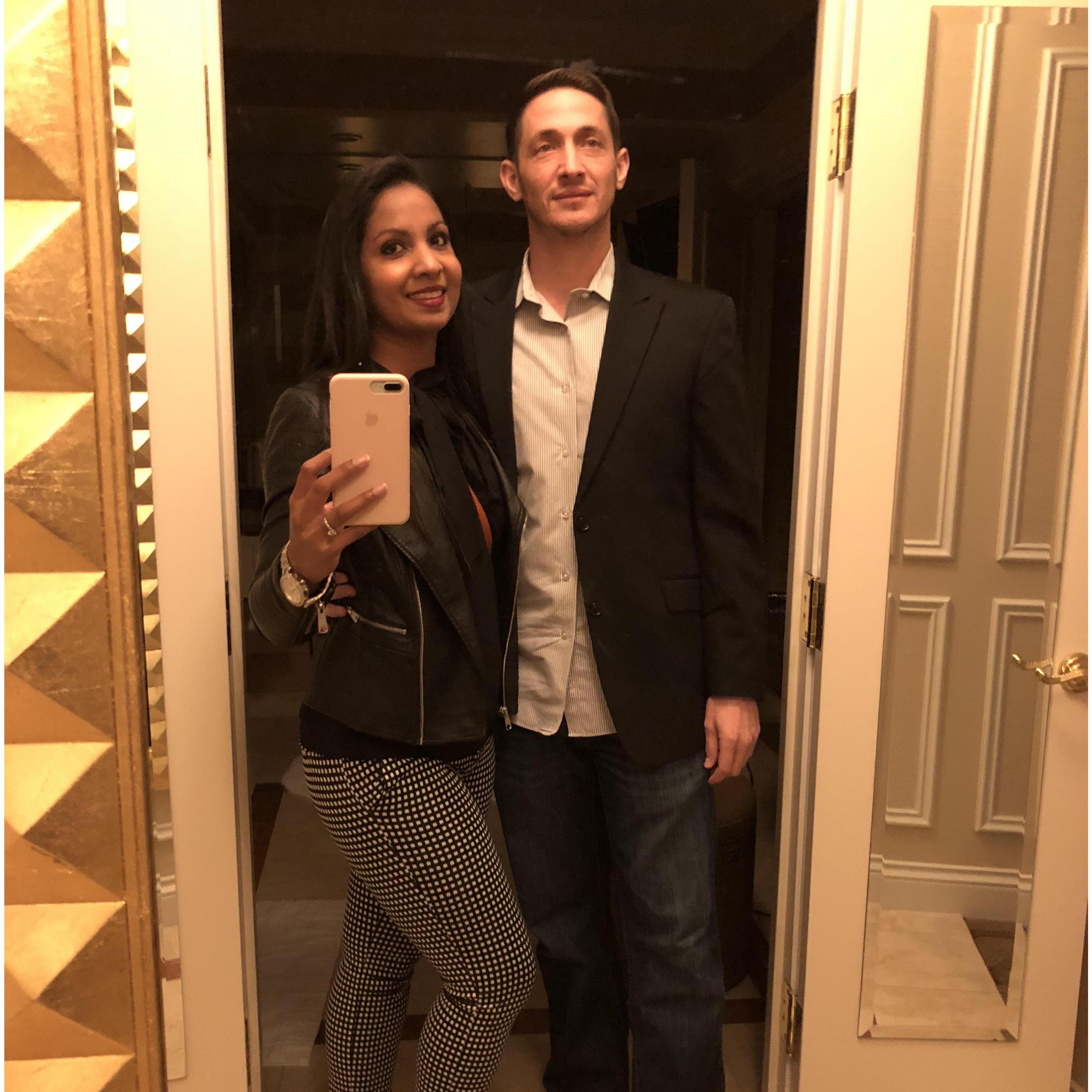Getting ready for a nice dinner in Vegas, but first...a selfie!