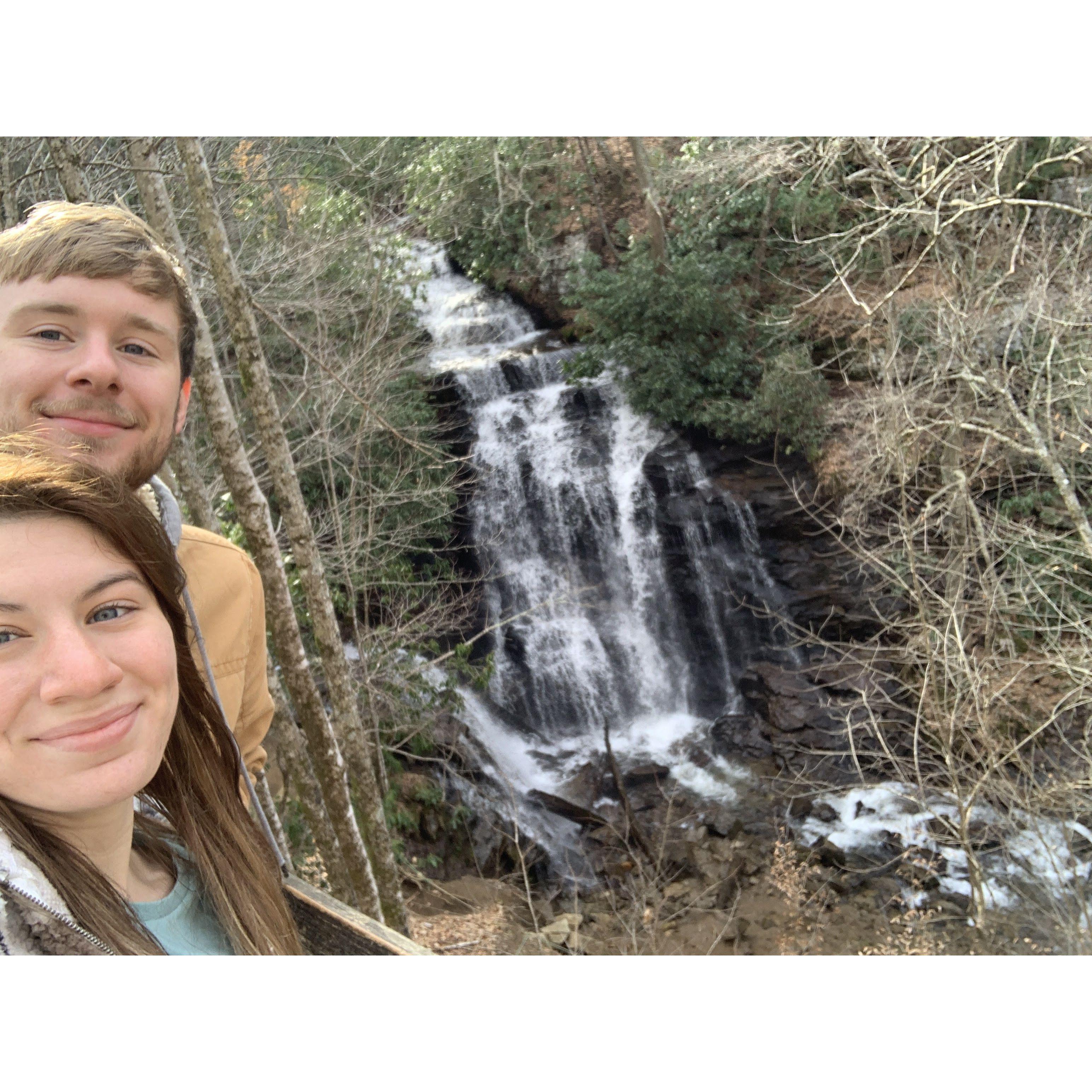Waterfall on NC Road Trip