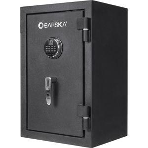2.0 cu. ft. Fireproof and Waterproof Safe with Electronic Digital Key Pad Access in Black