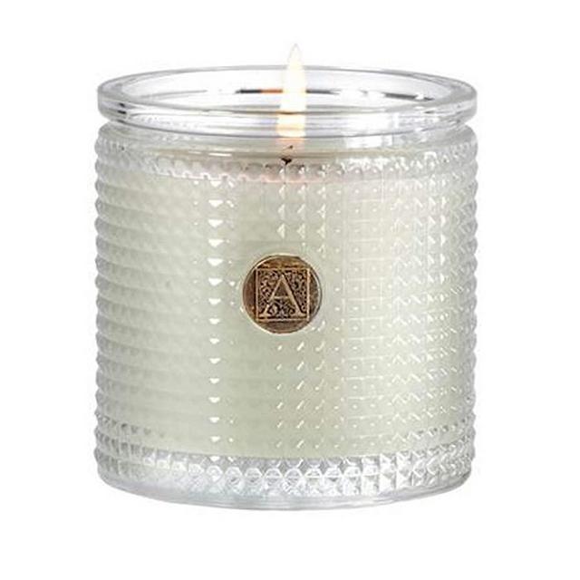 Aromatique Fresh Hydrangea 5.5 oz Textured Glass Candle