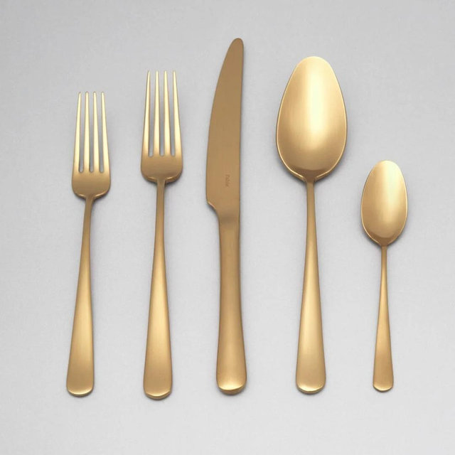 Fable Flatware Set in Gold
