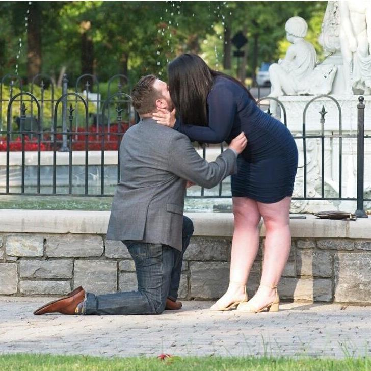 I said yes! (we think) we both blacked out and have no idea what was said...