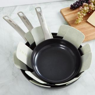 Leo Graphite 3-Piece Nonstick Ceramic Frying Pan Set