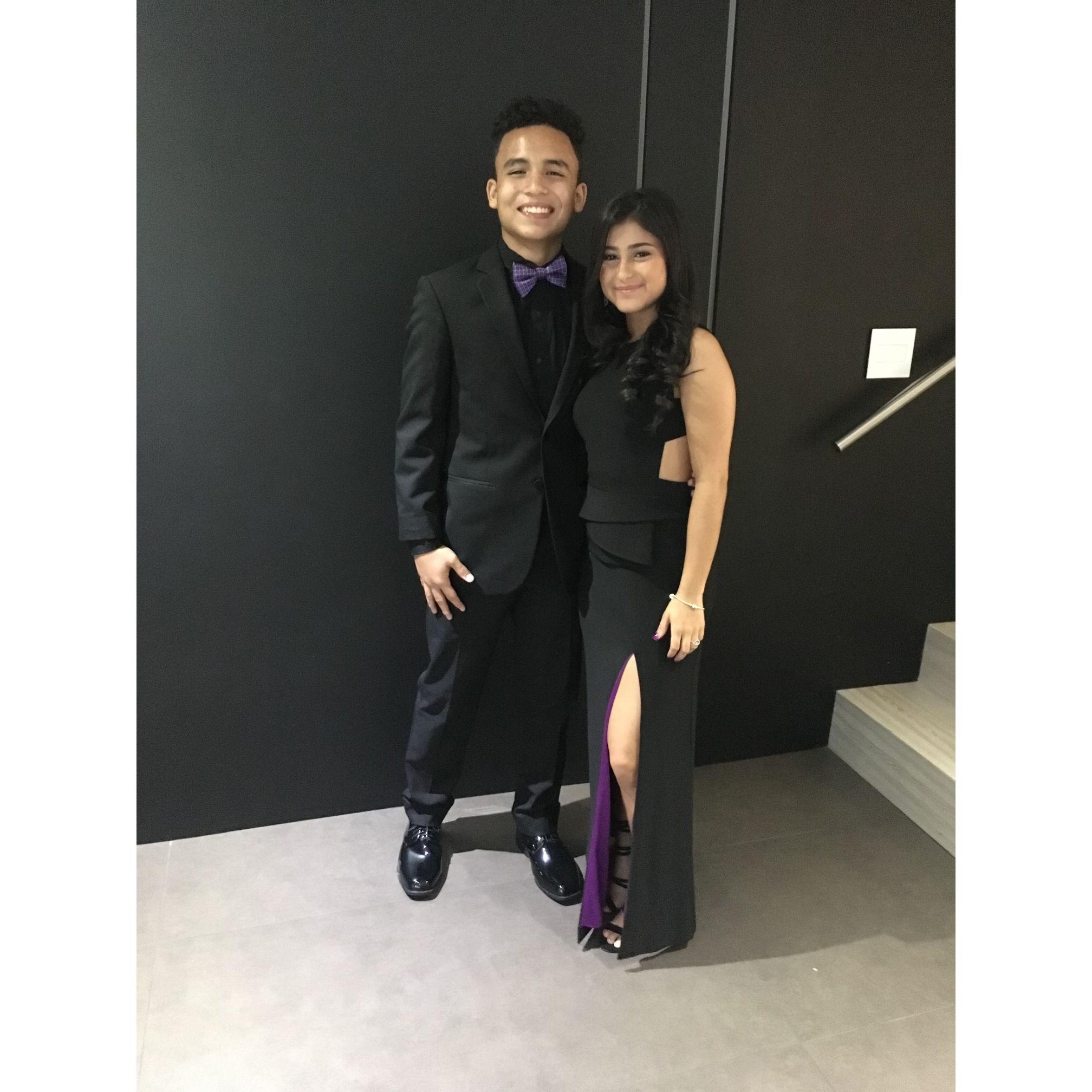 Ready for middle school prom.