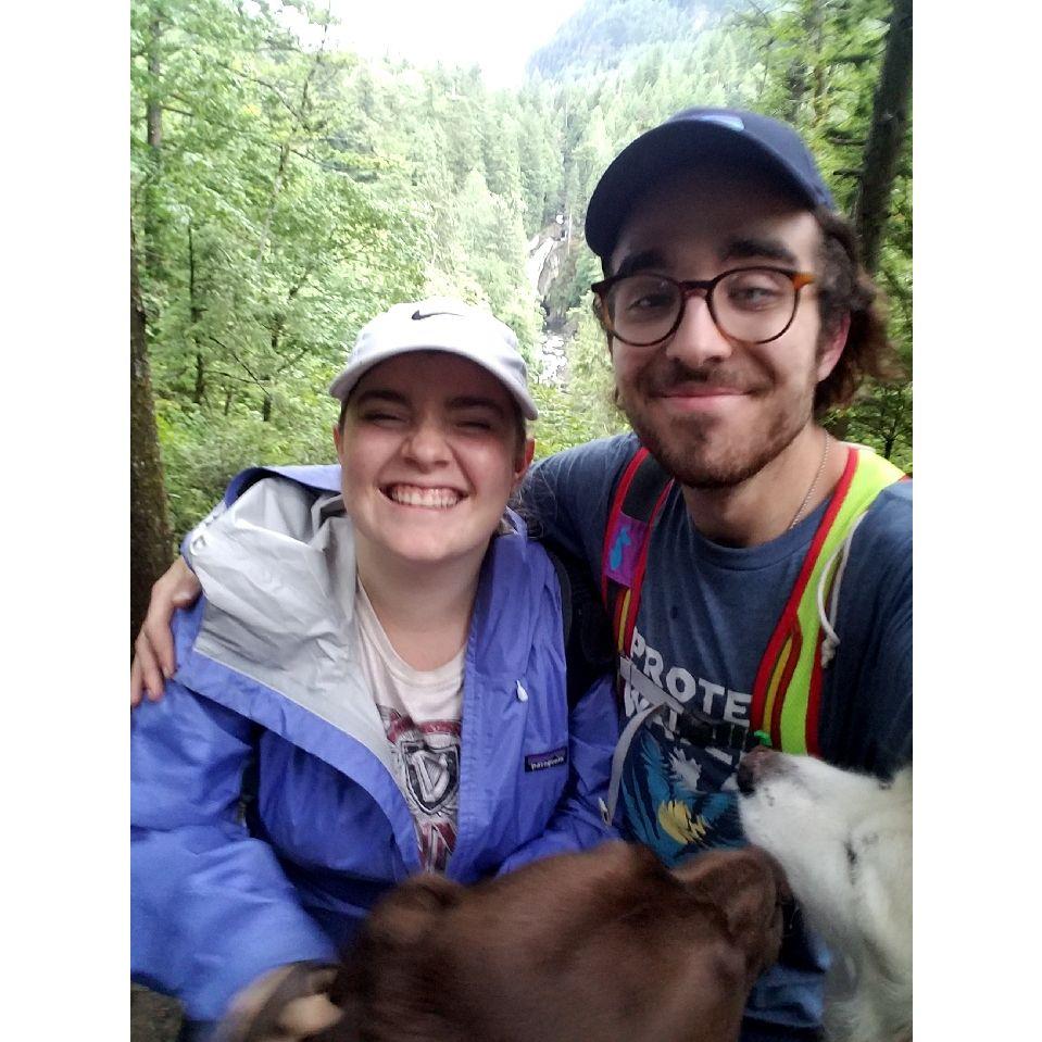 Twin Falls with Lily, June 2018