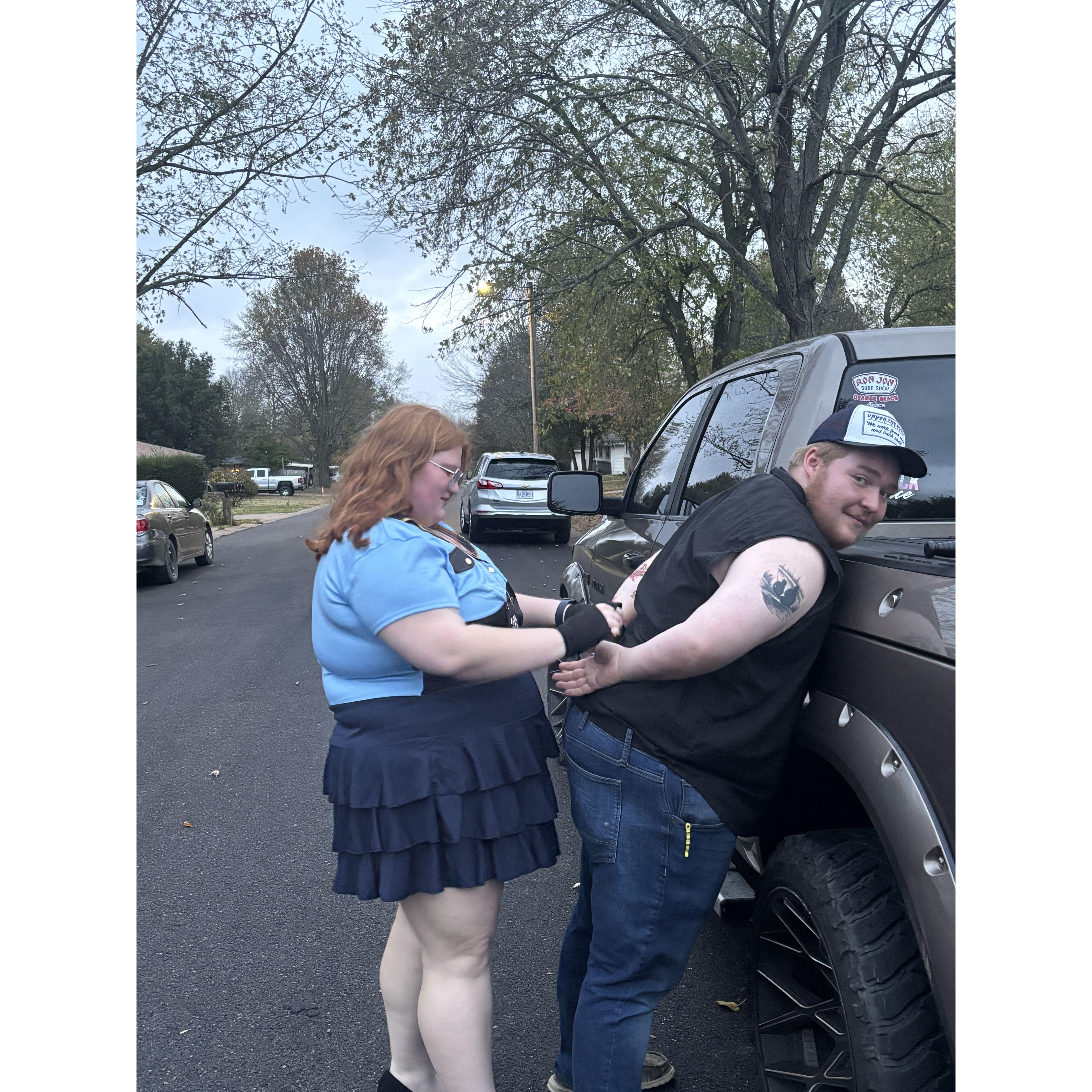 They day I had to arrest him for being to handsome! ( Halloween 2024)