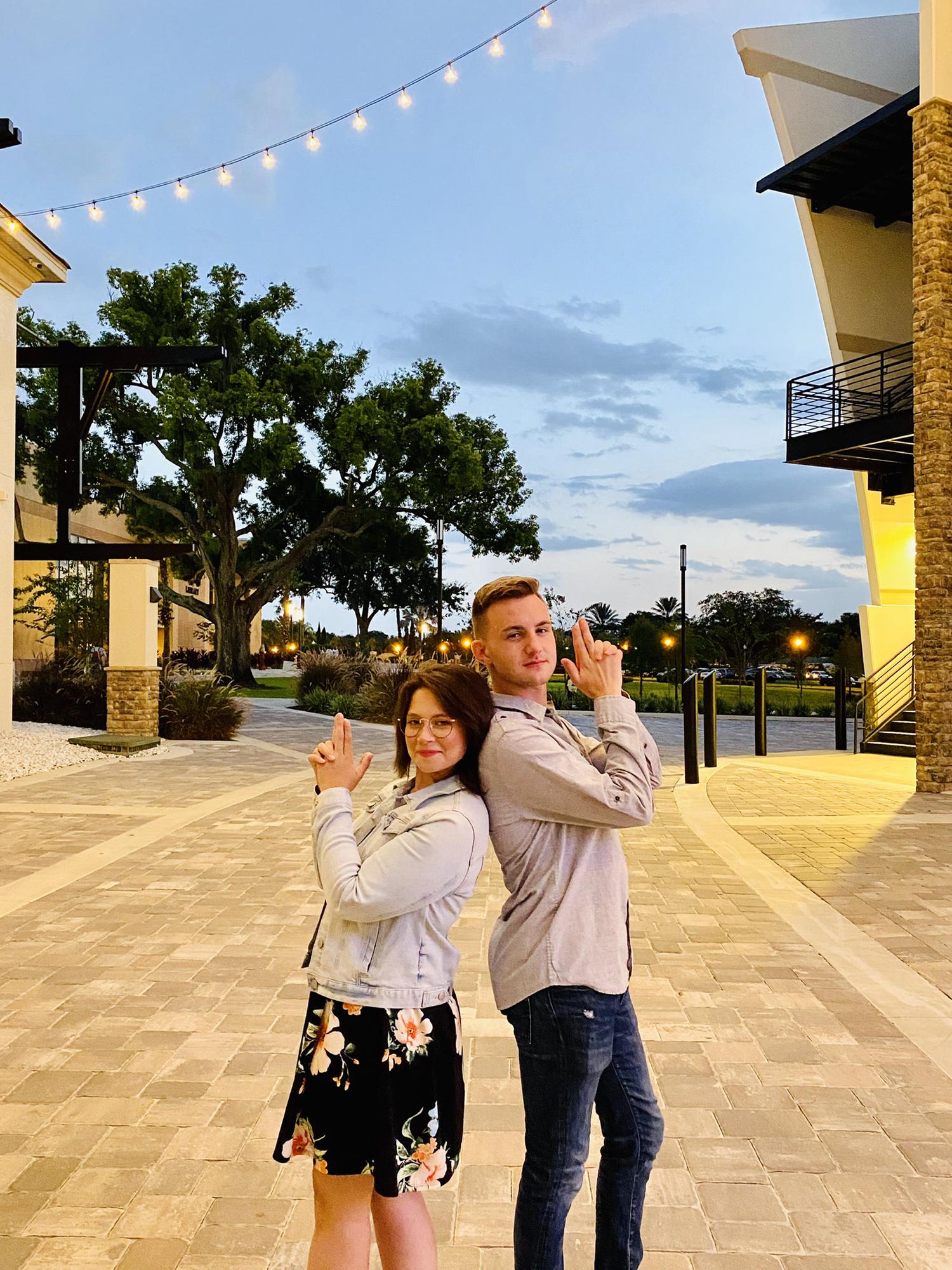 2nd photo shoot, a recreation of the first picture we ever took together!