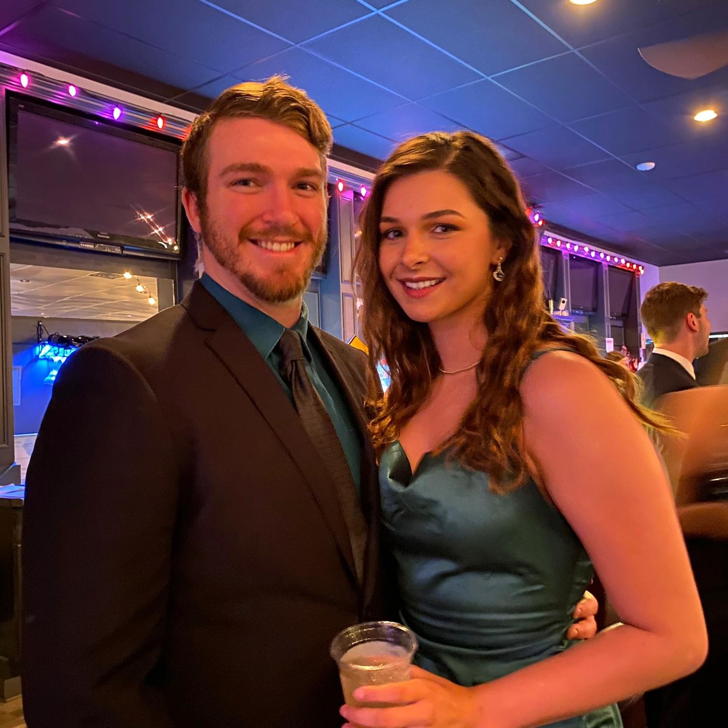 The first of many weddings as a couple