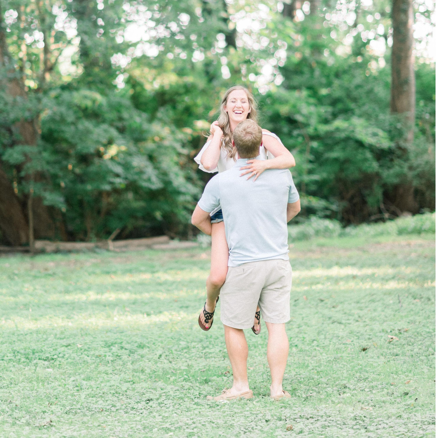 When your cousin/photographer tells you to pick her up. Clearly we need some practice :)