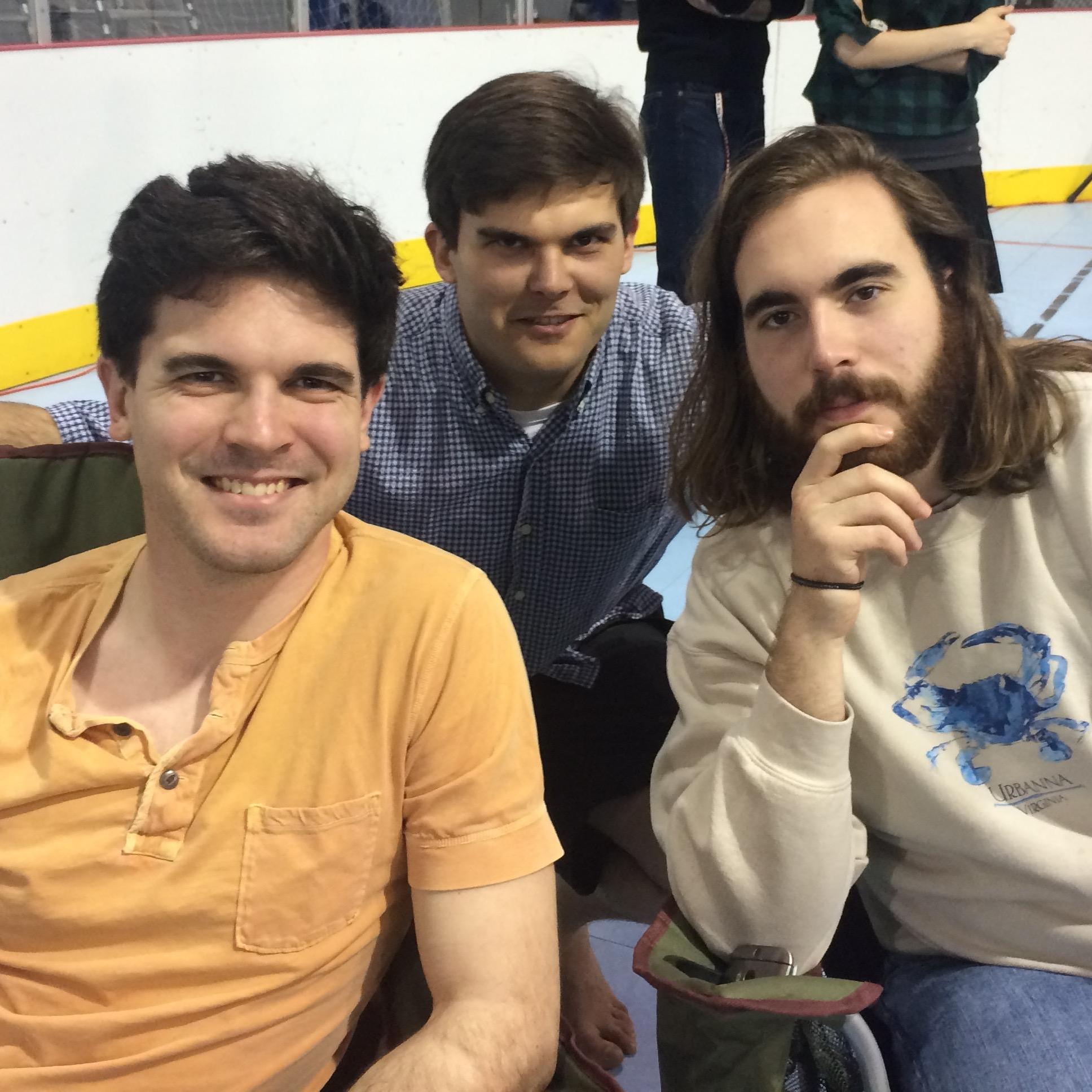 Kevin with his brothers Brian and Jack.