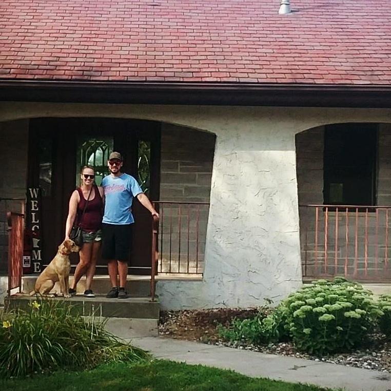 Our first home together!