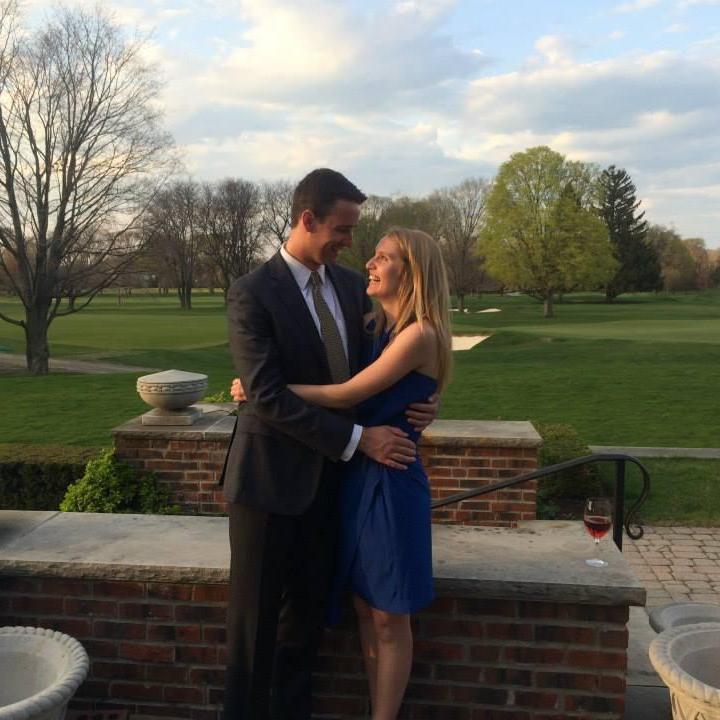 Just after E graduated!