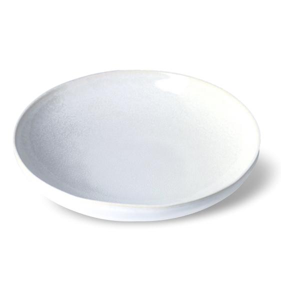 White Pasta Bowls Set of 2 - Eco-Friendly, Non-Toxic Dinnerware | Organic Lead-Free Dishes
