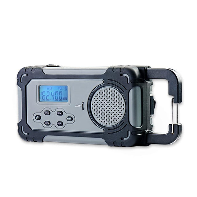 4Patriots Liberty Band Emergency Solar Radio: NOAA Weather Radio with Solar Panel & Power Bank