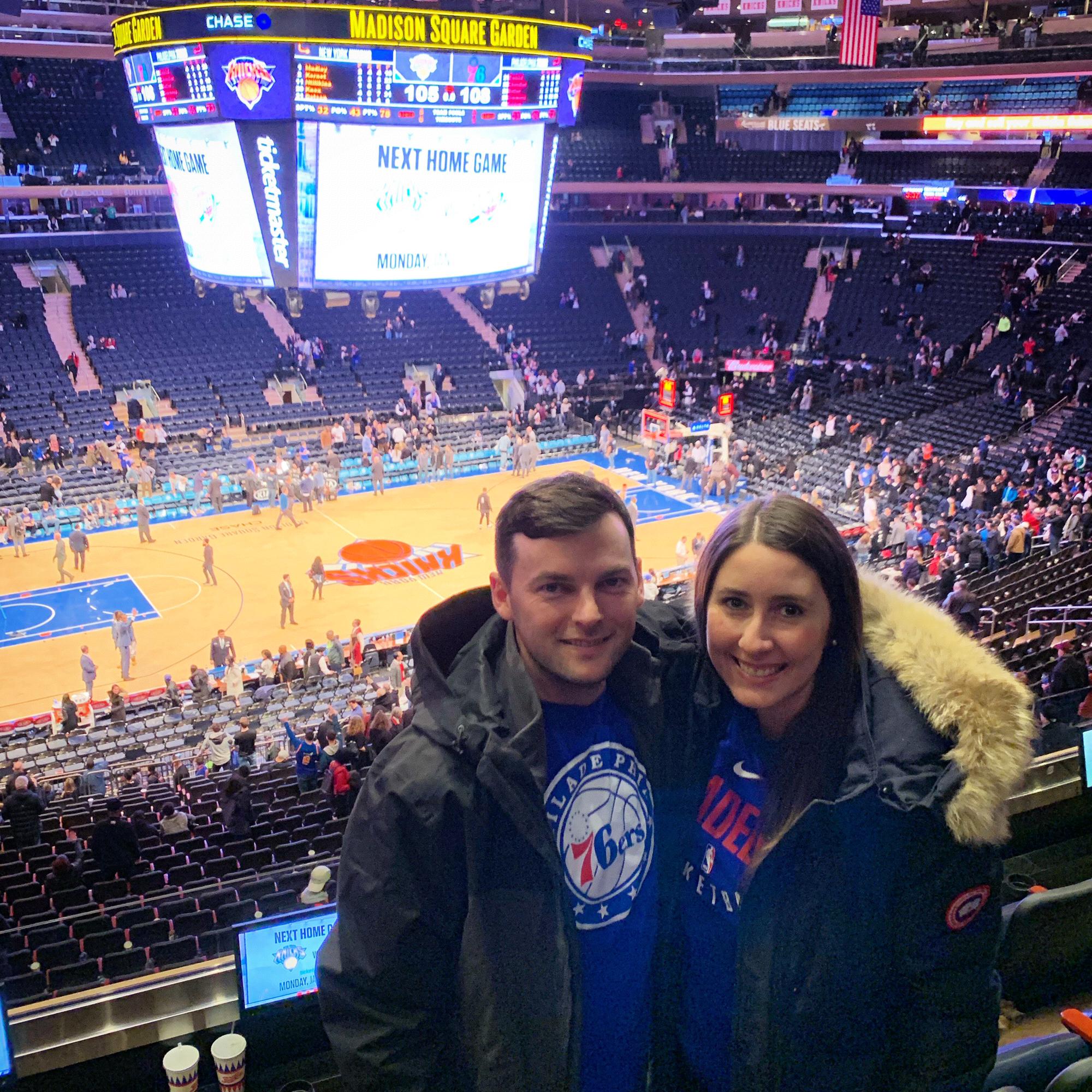 Sixers at MSG