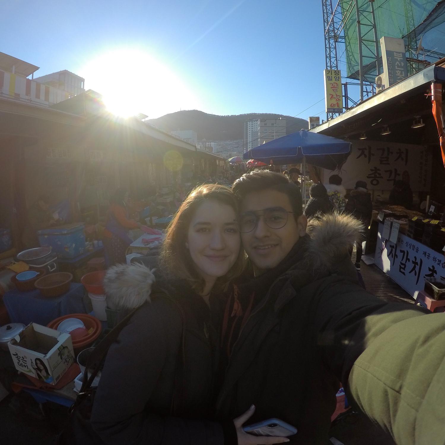 Fish market in Busan!