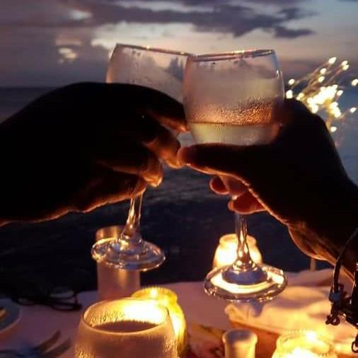 Toasting to us, our love and more adventures as one