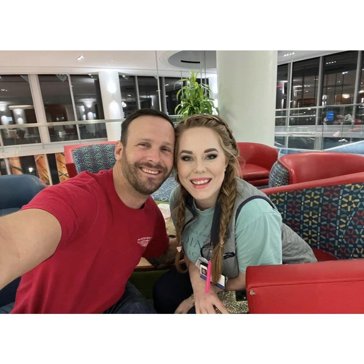Our first photo together!