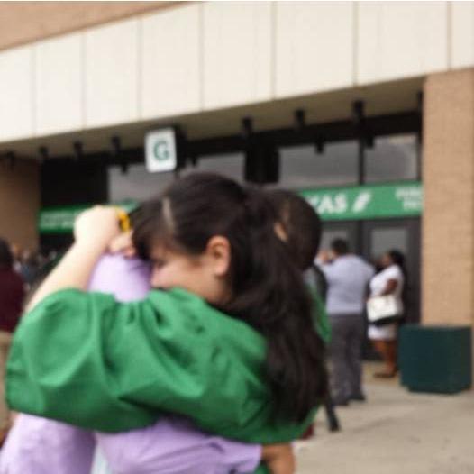 Lainey's graduation from UNT, December 2015.