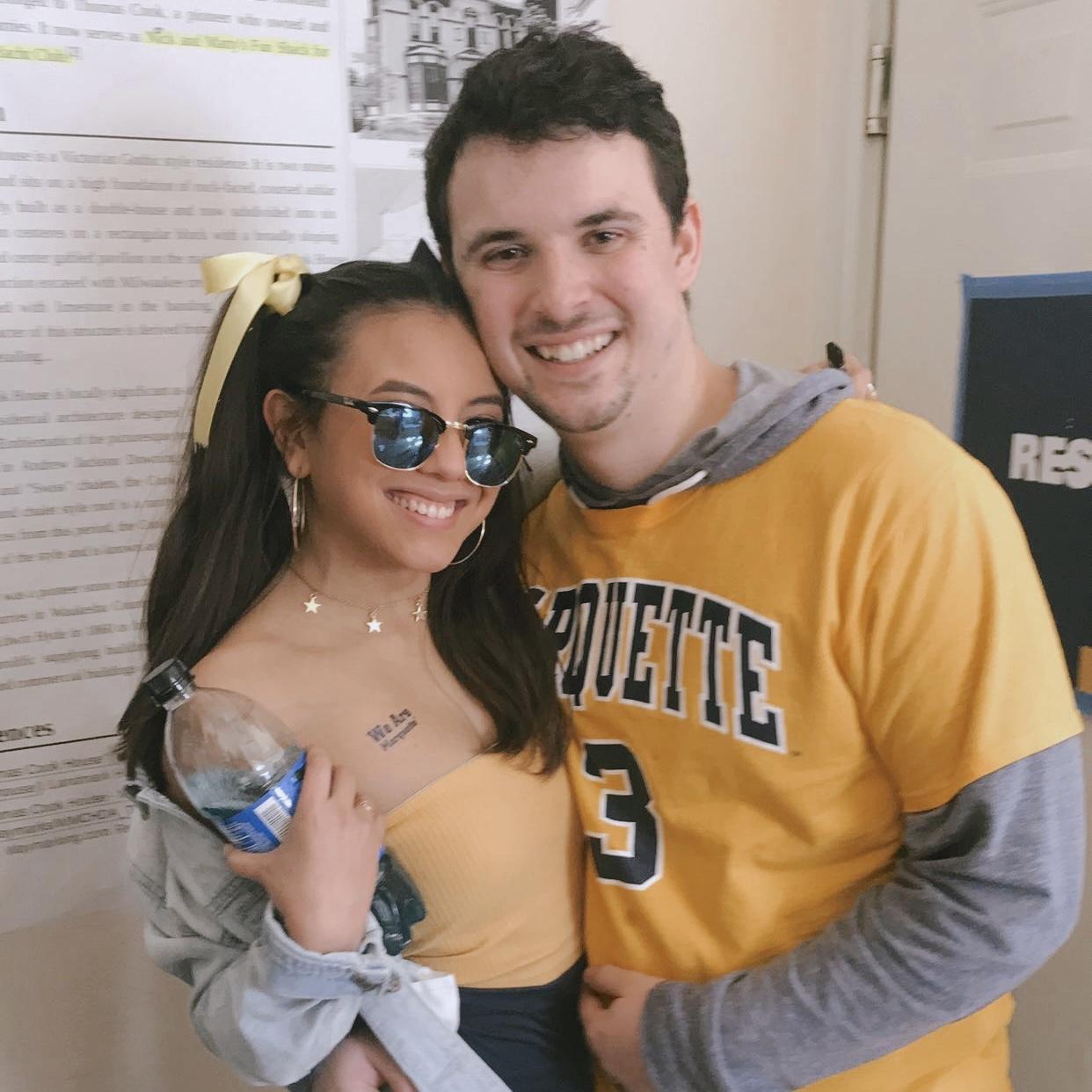 02.09.19- National Marquette Day, our first photo together