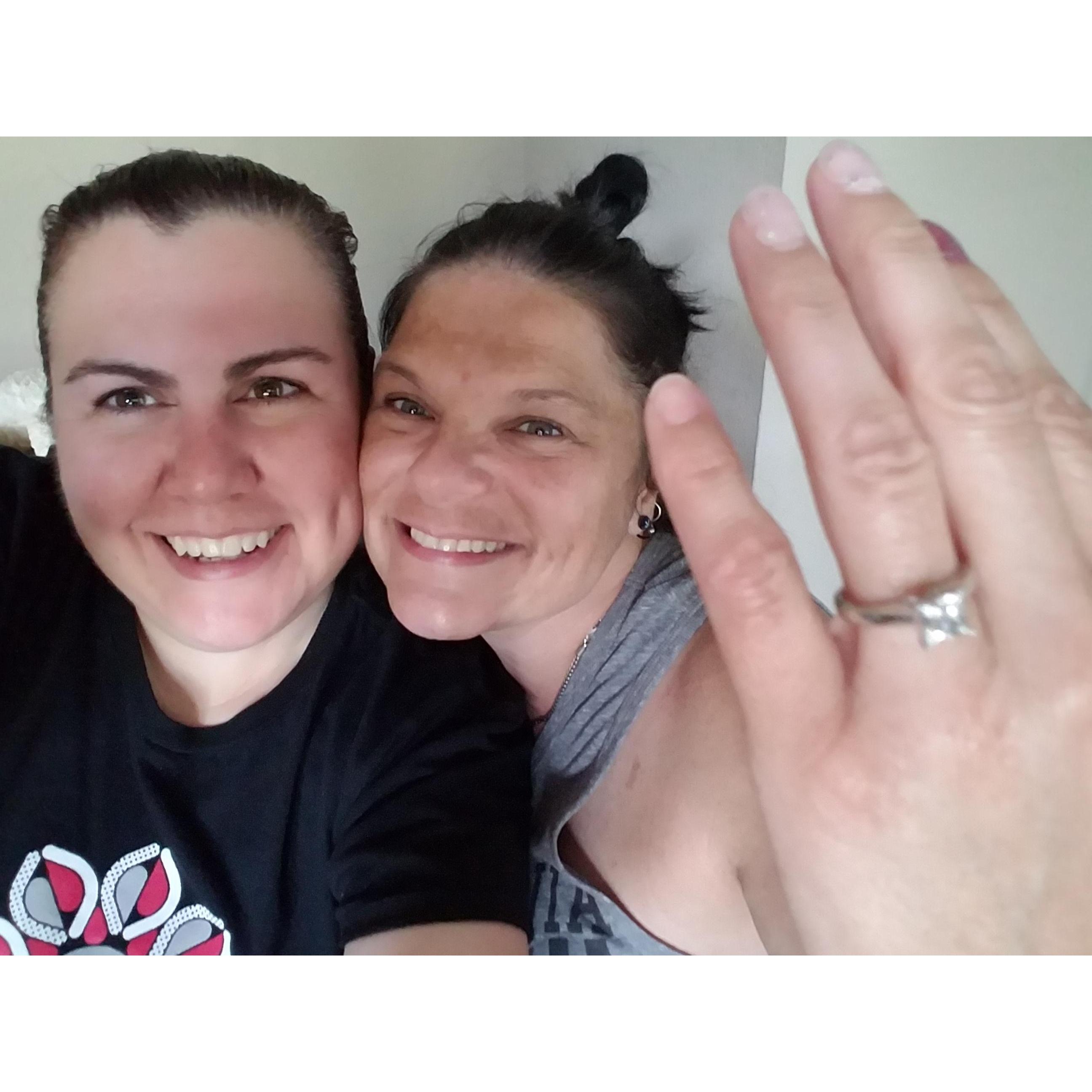 She said yes!