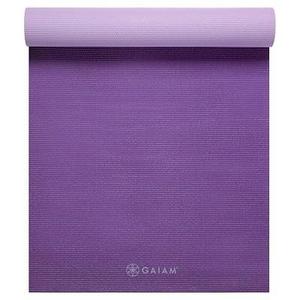 Gaiam Premium Plum Jam 2-Color Yoga Mat (5mm)