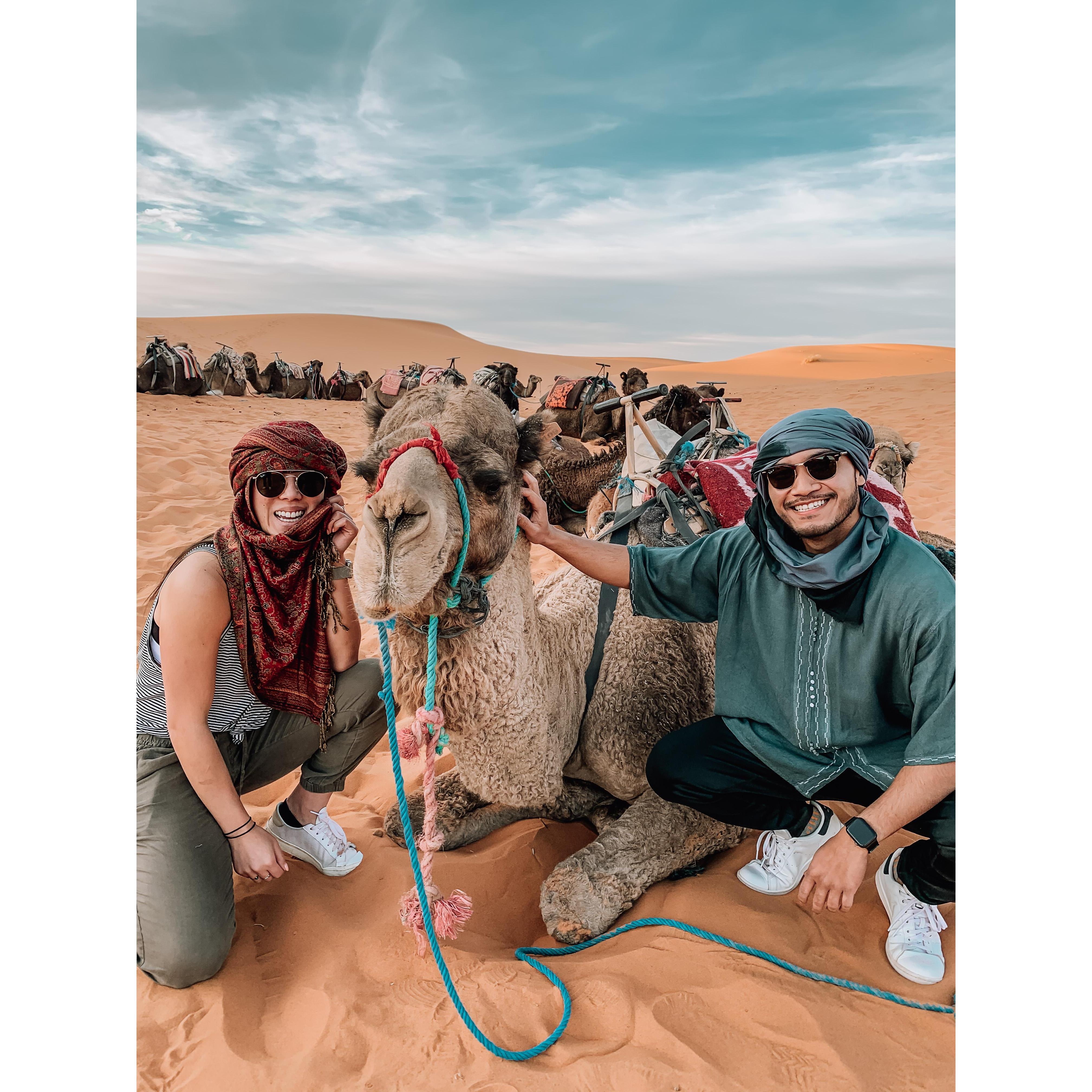 Trekked through the Sahara Desert in December 2019.