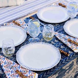 Sitio Stripe Dinner Plate