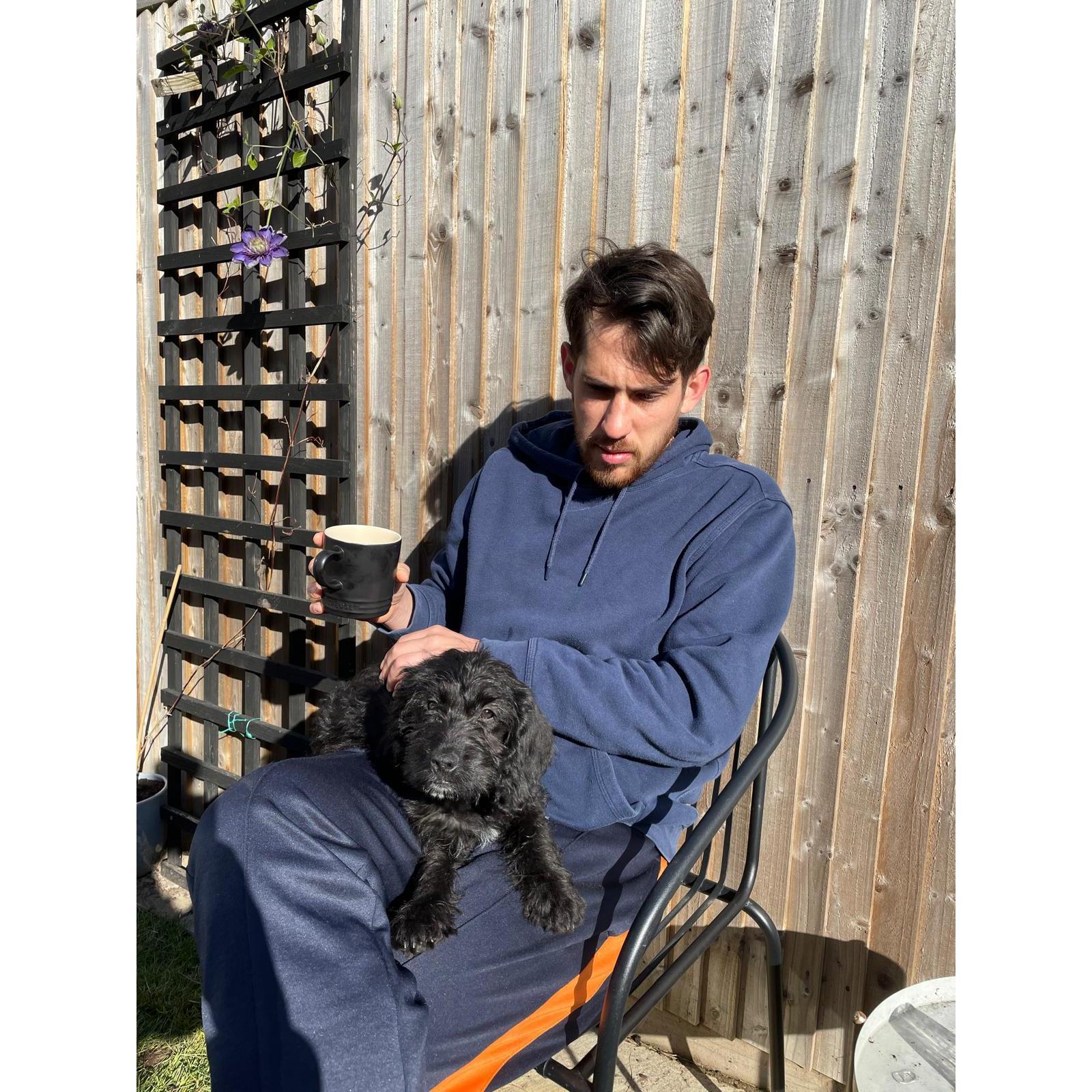 2022 - No longer just us 2, Prince Theodore the Beaglepoo joined us and made our life more fluffy (and louder).