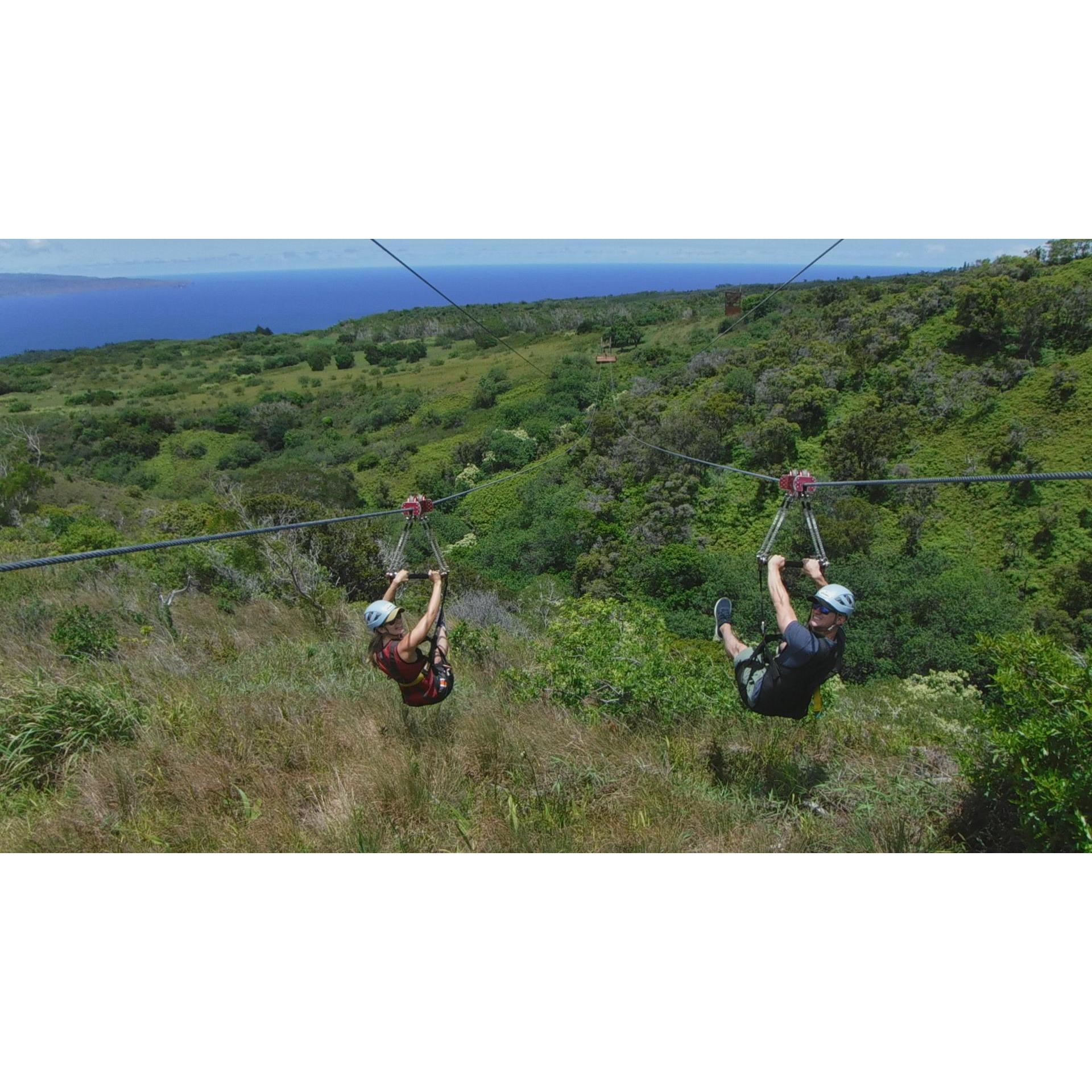 Ziplining in Hawaii - Aug 2021