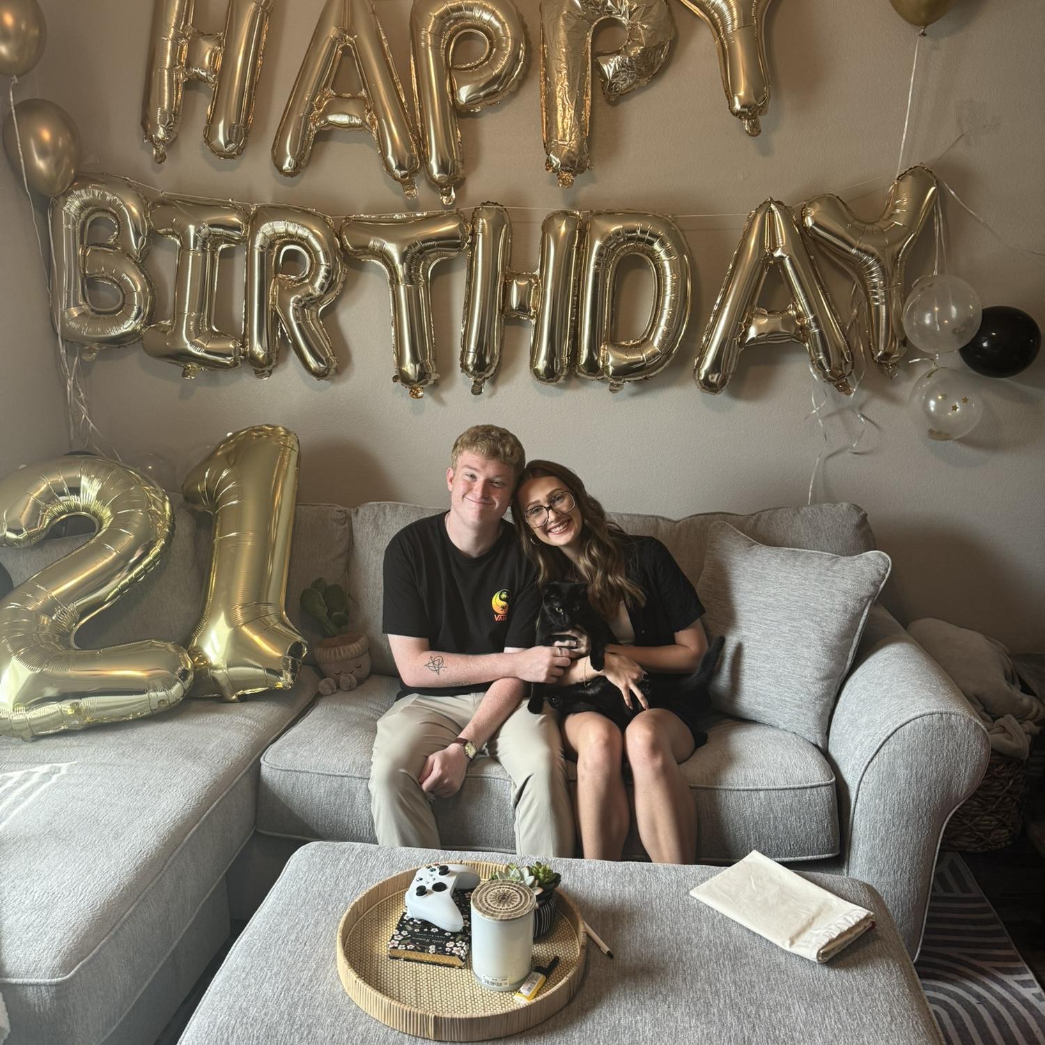 Our 21st (and Konas 2nd) birthday!