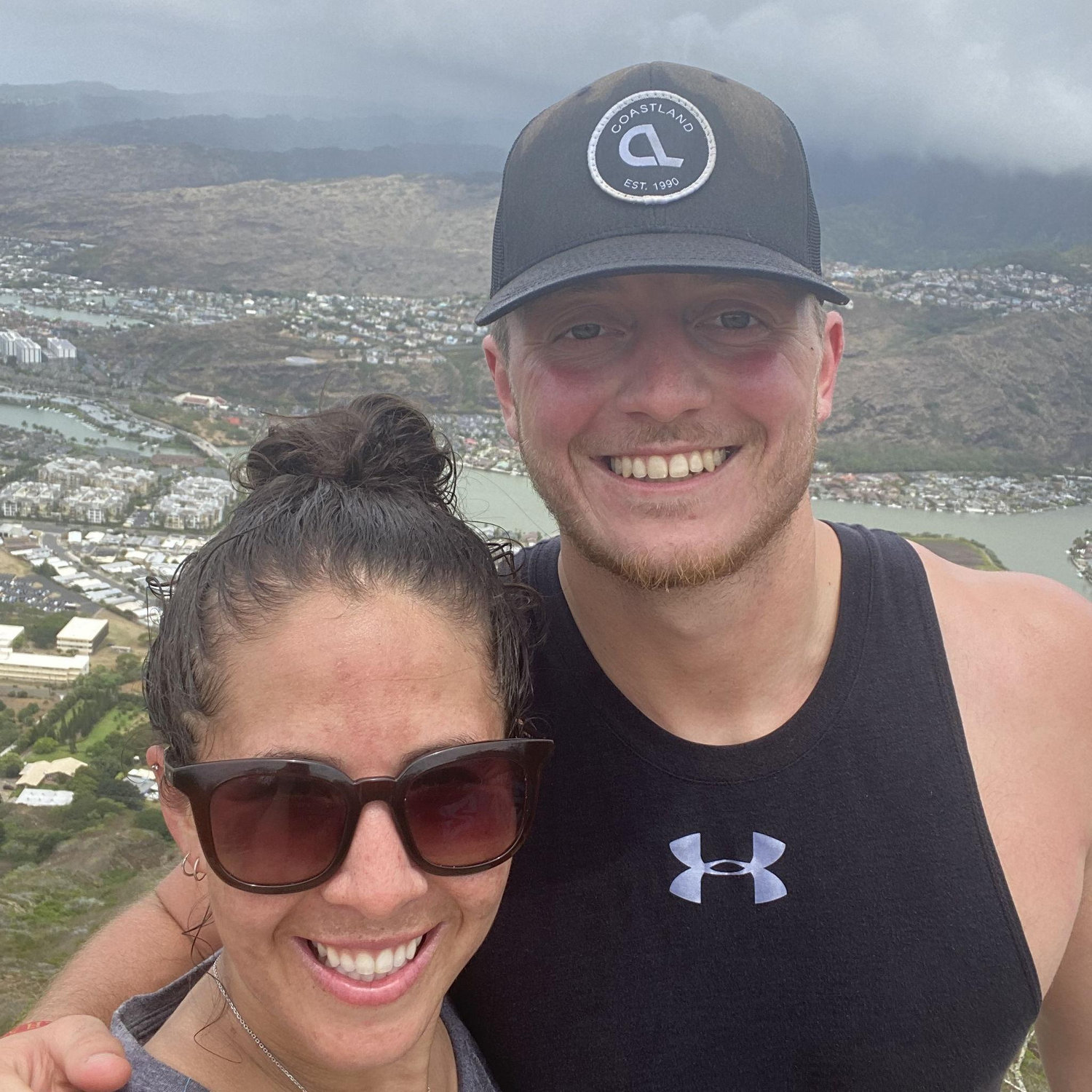 Hawaii trip 2022, after not dying on Koko Crater.