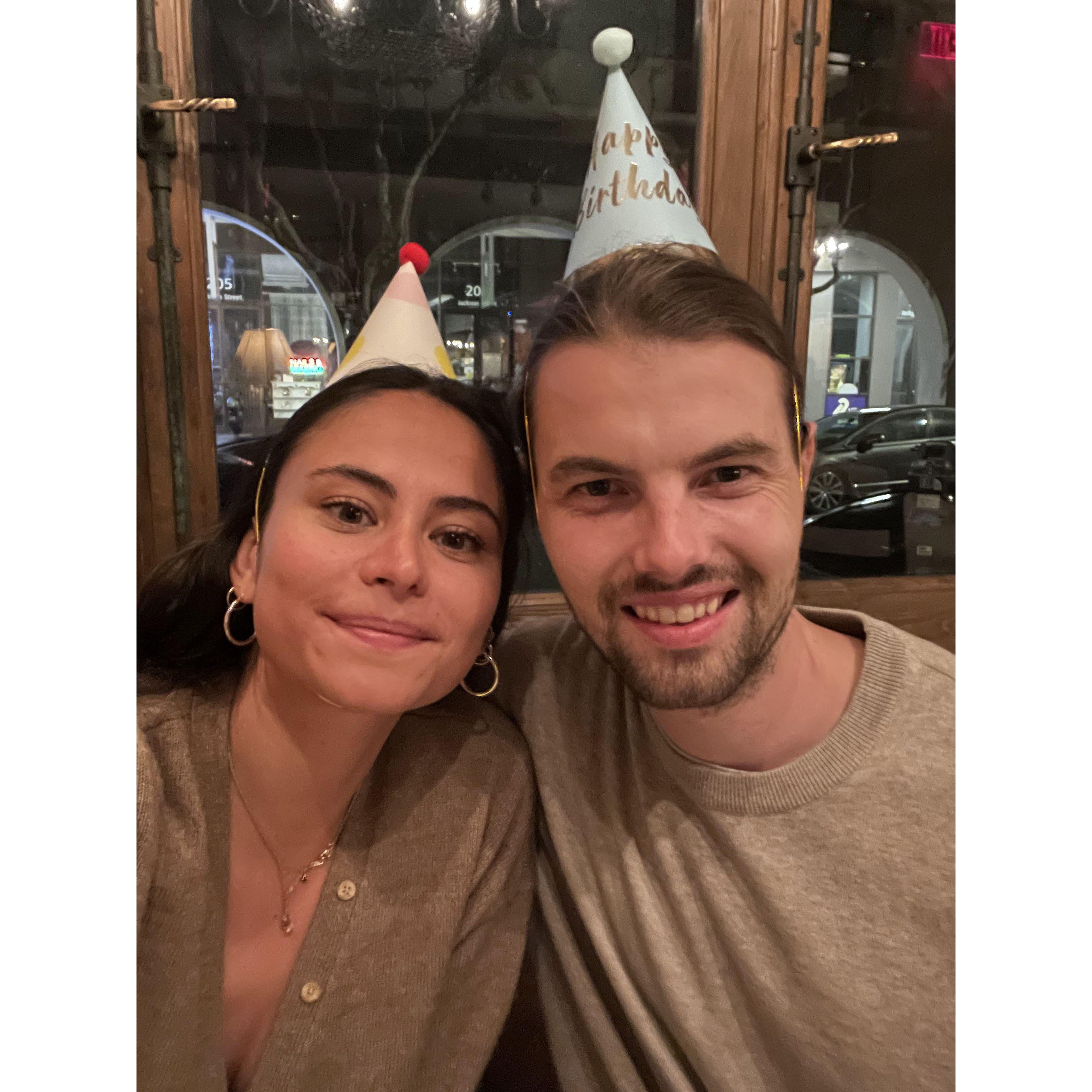 October 2021— celebrating Alex's 30th birthday
