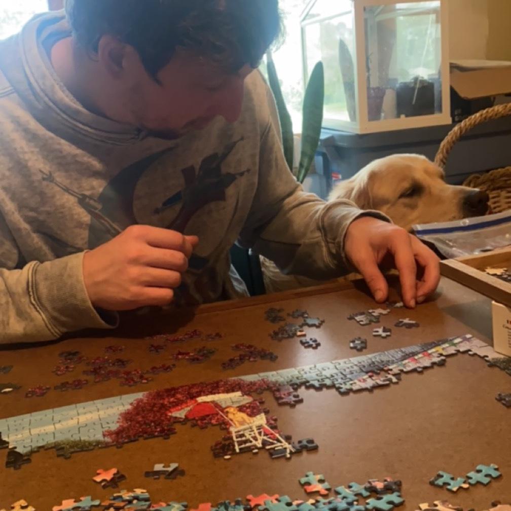 We do a lot of puzzles.
