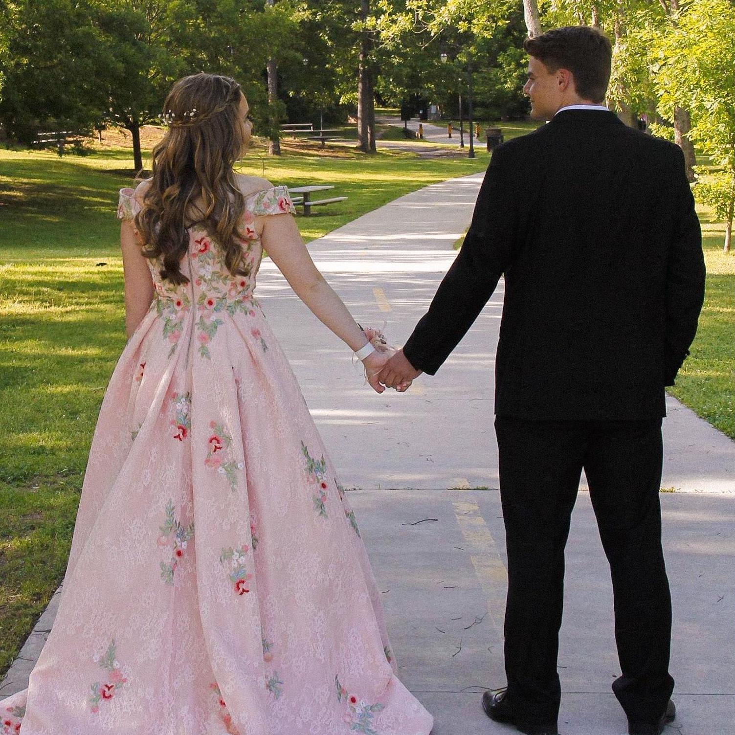 Junior prom - our first school dance together!