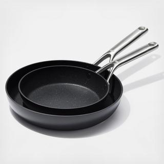 Ceramic Professional Non-Stick Fry Pan Set, 2-Piece