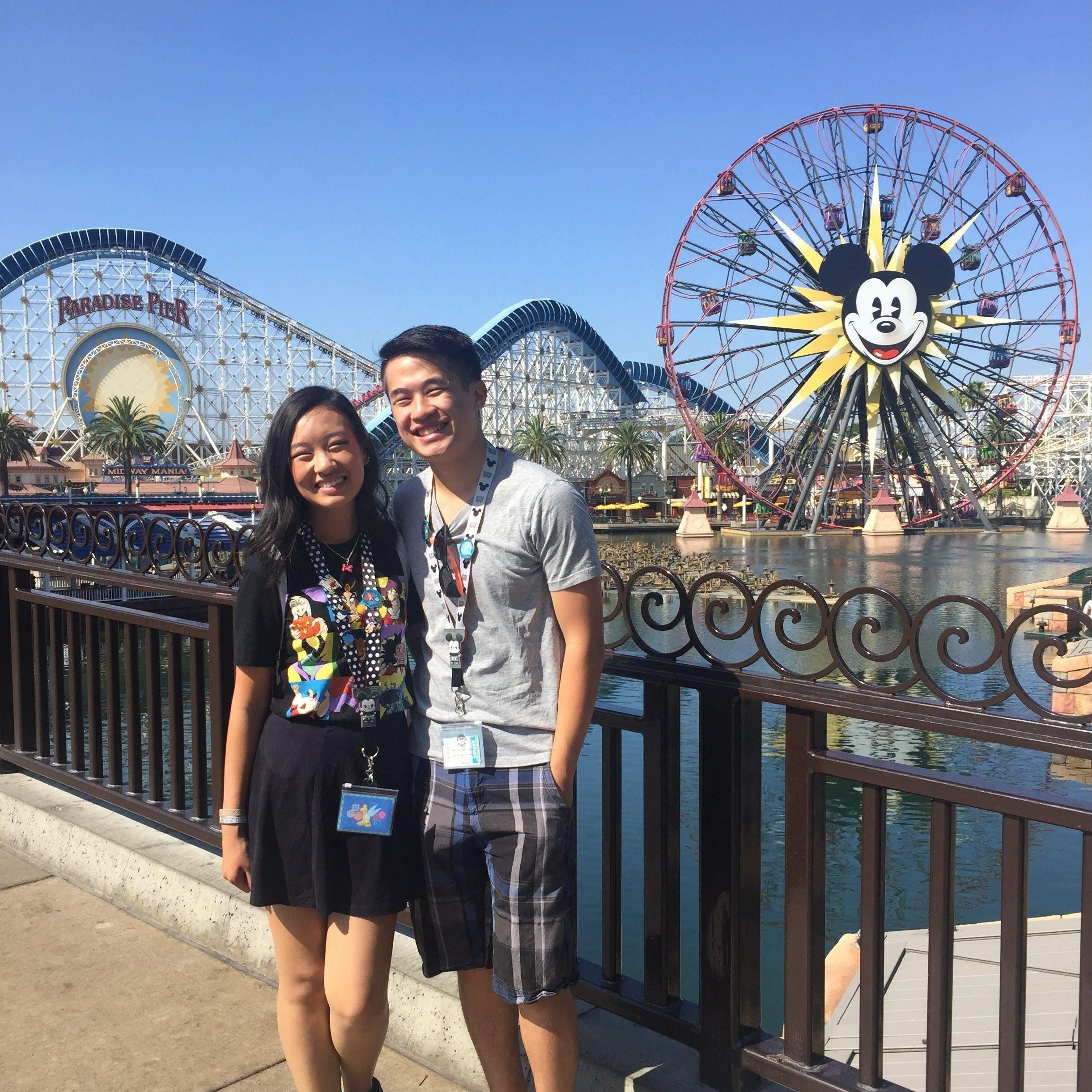 That time we took our first of many trips to Disneyland!