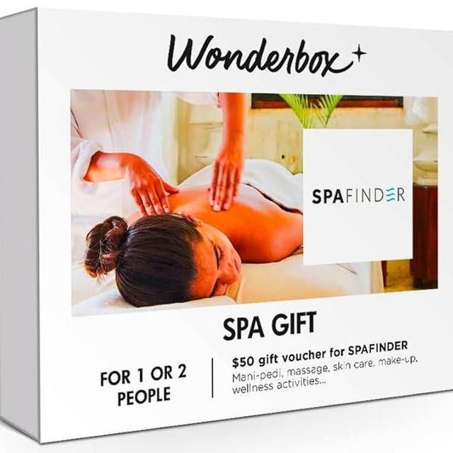 Wonderbox – Original Gift Idea - Experience Gift – Spa Gift - Spa Finder Voucher - For 1 or 2 people – Relaxing gift