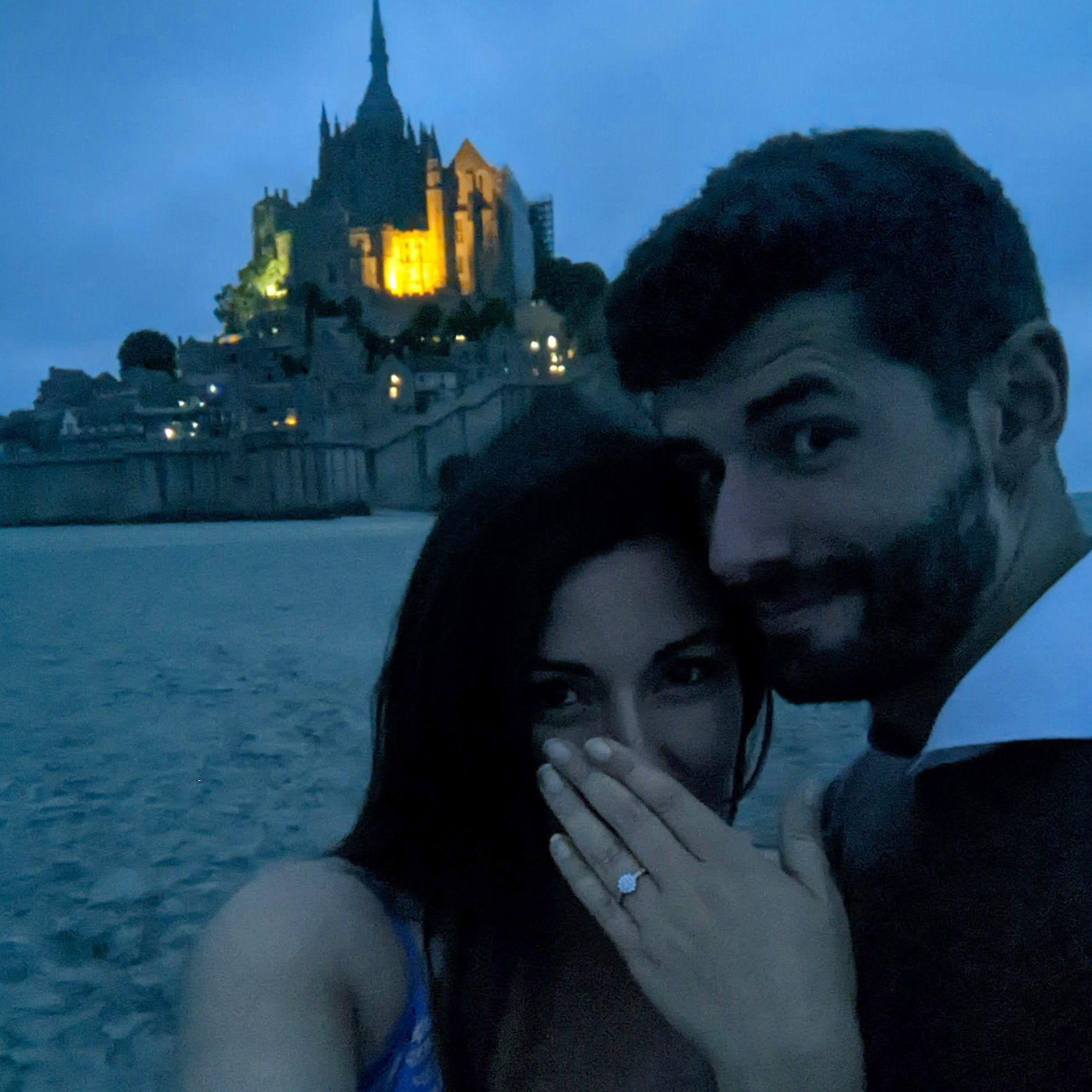 Prima proposta di Mauro fuori le mura del Mont Saint-Michel