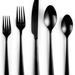 Hotel Collection Black 20 Piece Flatware Set