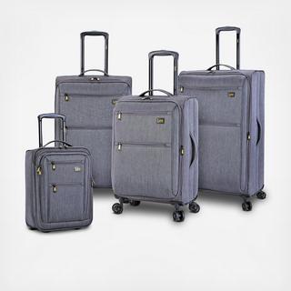 Lee 4-Piece Rolling Vertical Luggage Set