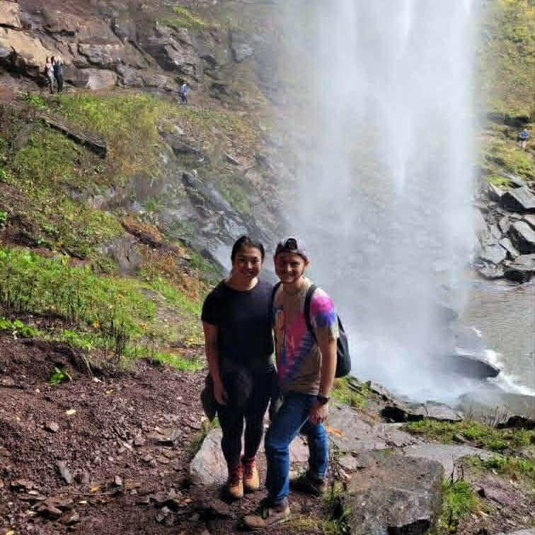 Our first trip together to the Catskills and the first of many hikes!