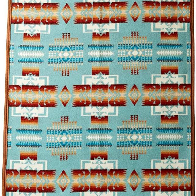 Pendleton Chief Joseph Crib Blanket, Aqua