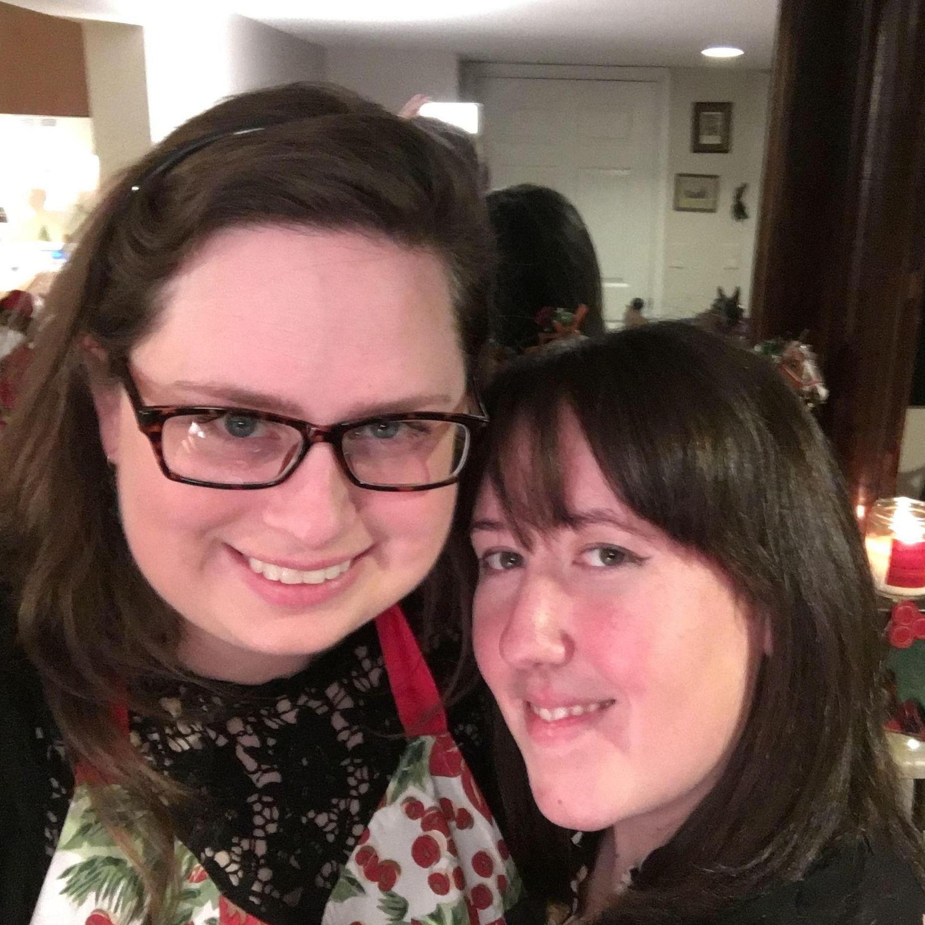 Liz and Ashley’s first Christmas together in 2017.