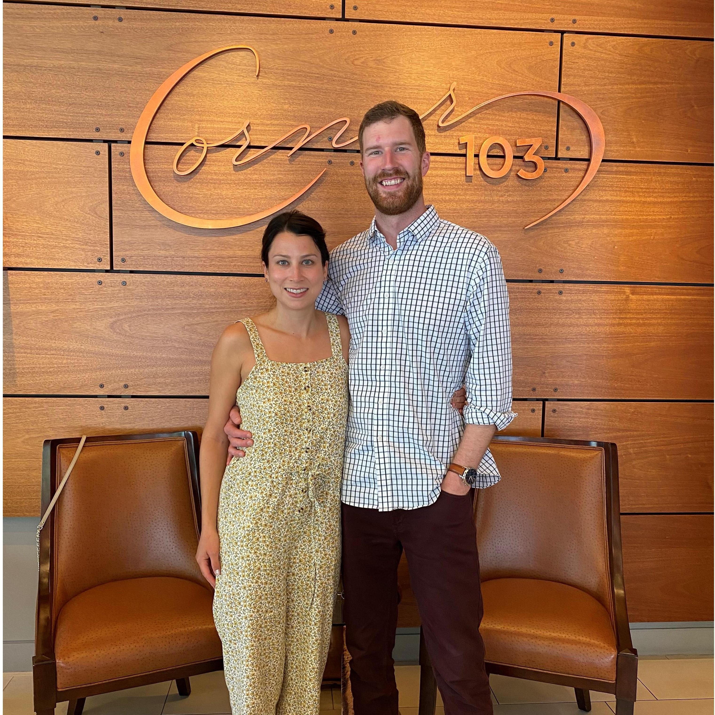 Had a wonderful time at our new favorite, Corner 103 in Sonoma!