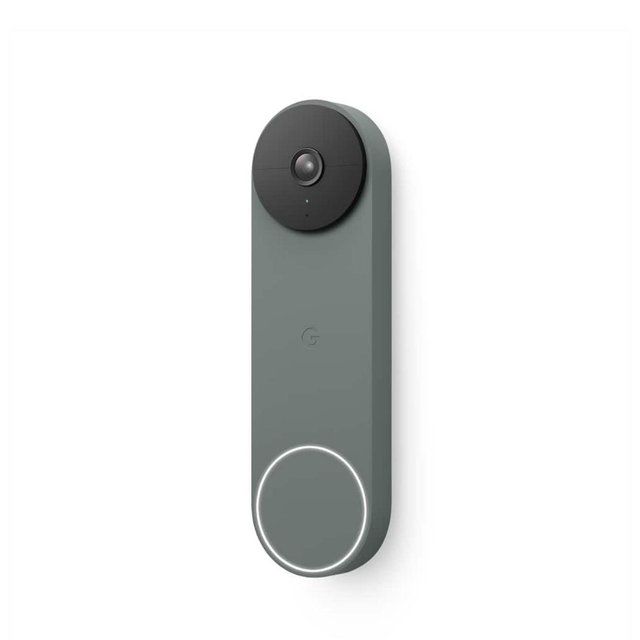Google - Nest Wi-Fi Video Doorbell - Battery Operated - Ivy