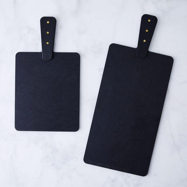 Matte Black & Brass Boards (Set of 2)
