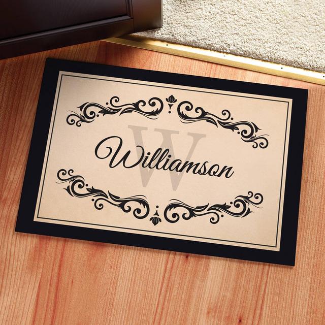 Personalized Doormat - Filigree